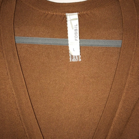 Fossil Gold Cardigan *Discontinued* - Picture 3 of 6